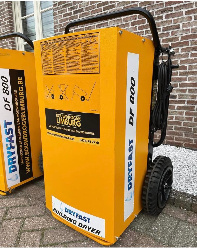 Goedkoopste bouwdroger te huur Dryfast DF800 en DF400, Doe-het-zelf en Bouw, Ophalen, Nieuw