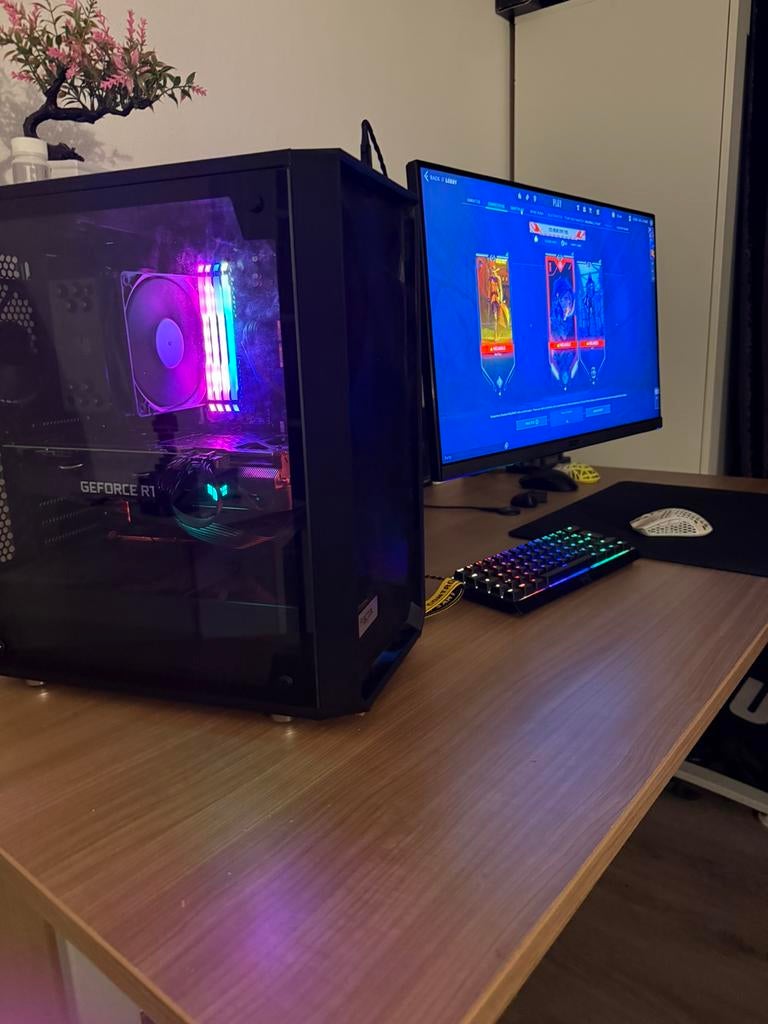 Extreme gaming setup 400 Hz monitor, Informatique & Logiciels, Ordinateurs de bureau, Comme neuf, Gaming, Enlèvement