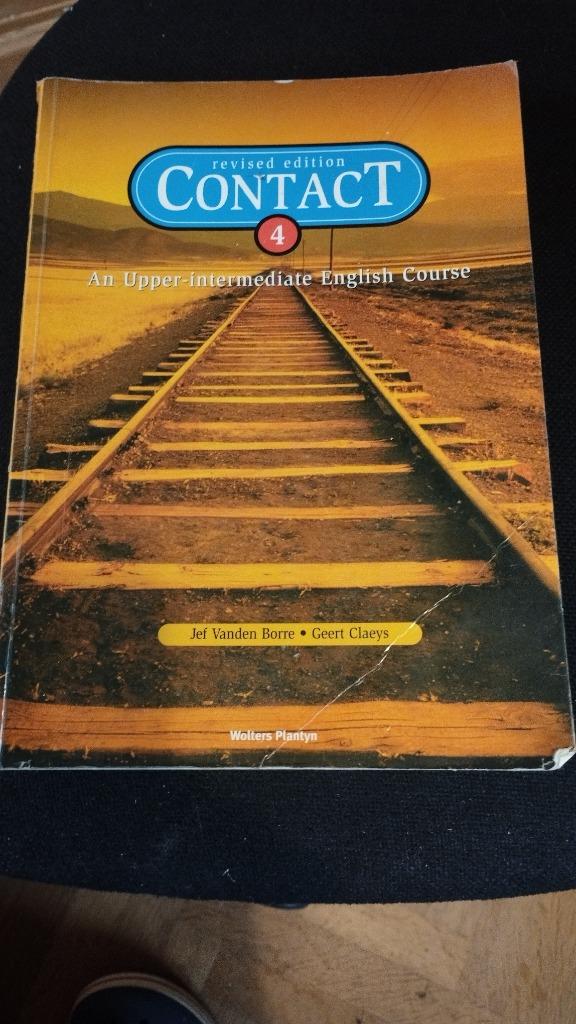 Contact 4 Upper Intermediate English Course, Livres, Plantyn, Anglais, Utilisé, Secondaire