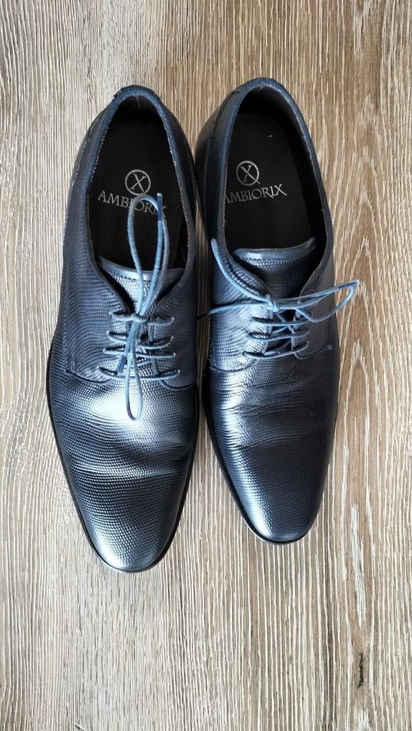 Geklede schoenen Ambiorix donkerblauw, Ophalen of Verzenden