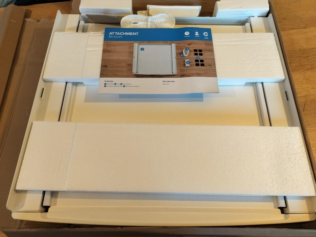 Bluebuilt universeel tussenstuk voor wasmachine en droger, Elektronische apparatuur, Ophalen of Verzenden, Nieuw