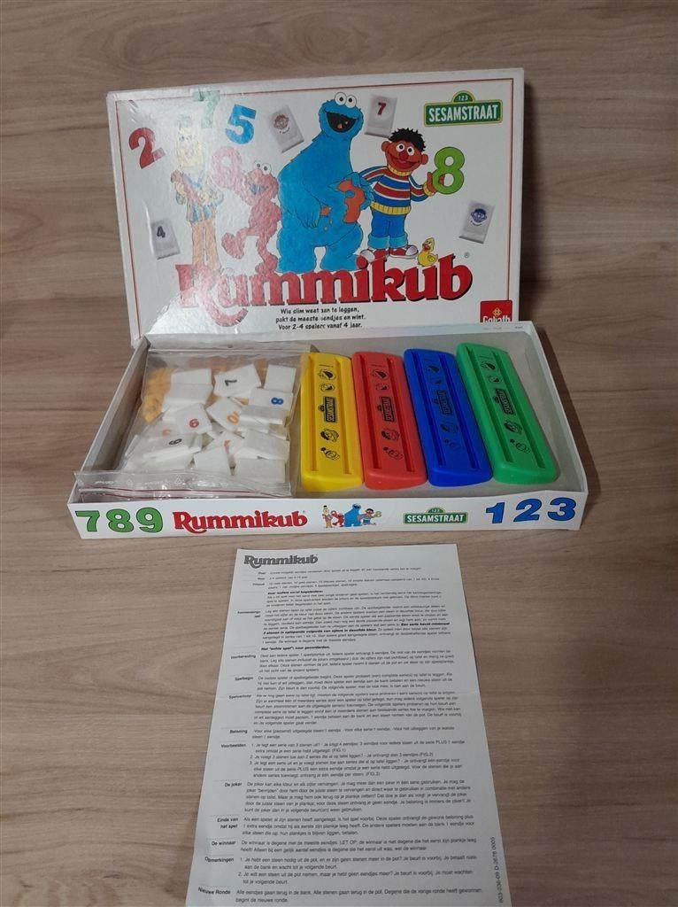 Rummikub Sesamstraat - s1303, Verzenden, Zo goed als nieuw