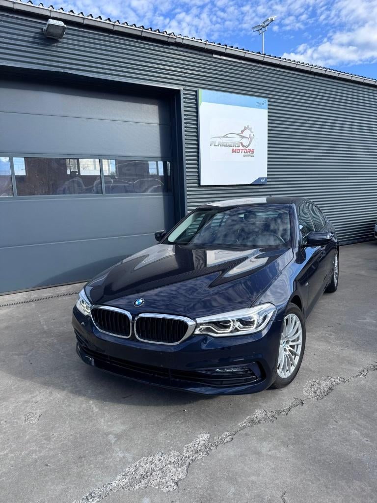 BMW 520d xDrive Sport Line 2017 automaat prijs meenemen, Auto's, BMW, Automaat, 1995 cc, 4 cilinders, Blauw