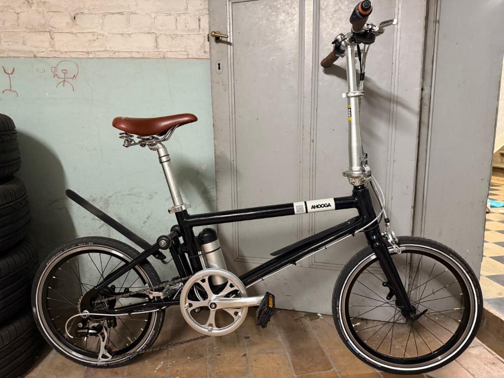 AHOOKA-fiets, Fietsen en Brommers, Fietsen | Vouwfietsen, Versnellingen, Zo goed als nieuw, Totaal opvouwbaar, Ophalen