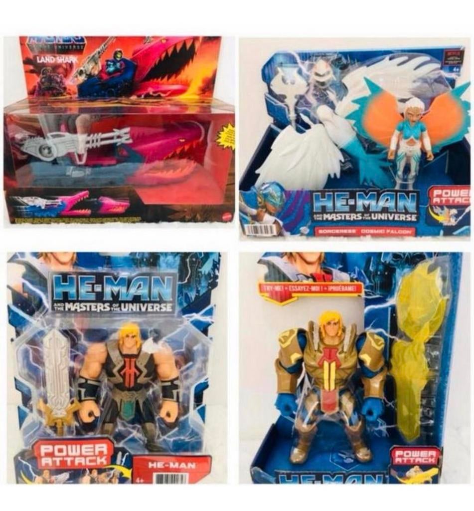 4 poupées Mattel Masters of the Universe Motu He-man, Enlèvement ou Envoi, Neuf
