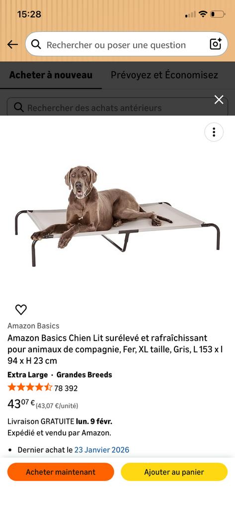 Hamac panier pour chien, Animaux & Accessoires, Enlèvement, Comme neuf