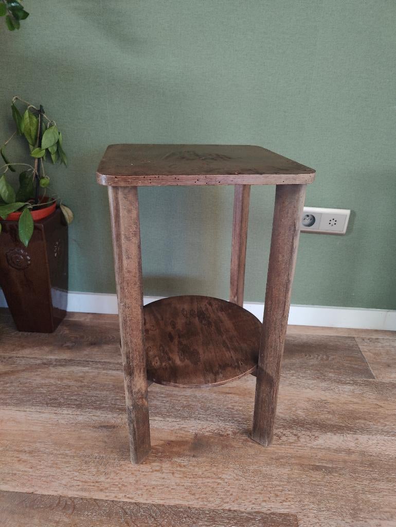 Vintage houten plantentafel, Ophalen