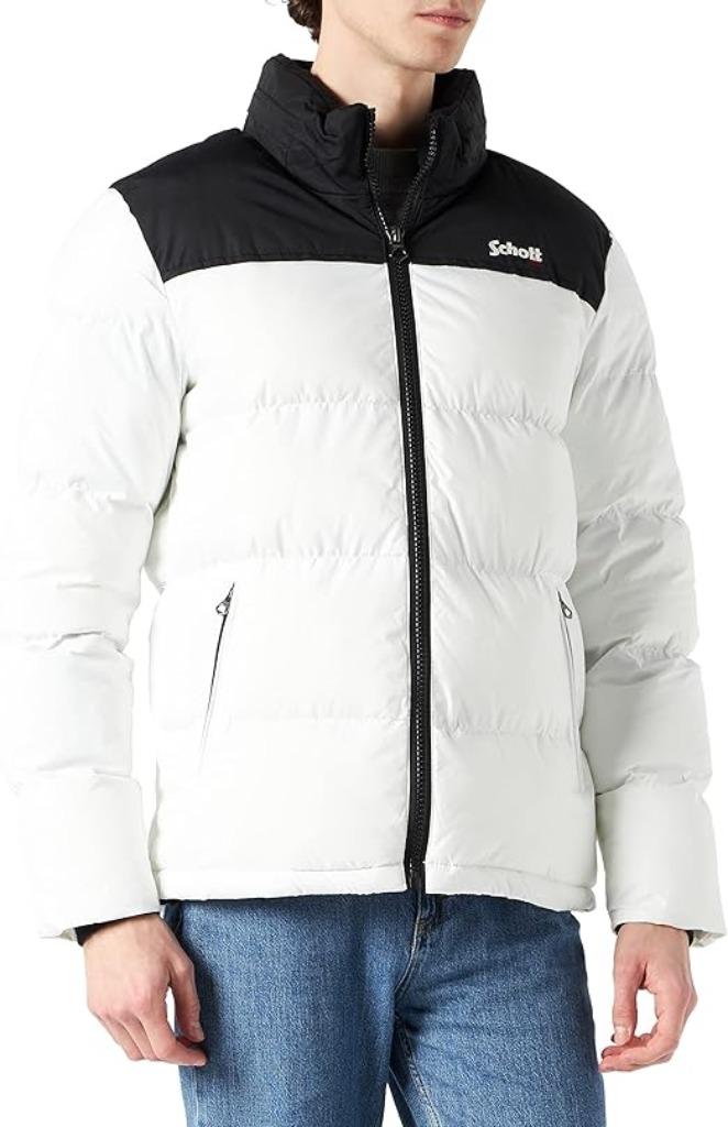 Schott NYC | voor heren | winterjas | Wit | Nieuw, Kleding | Heren, Jassen | Winter, Nieuw, Overige maten, Wit, Verzenden