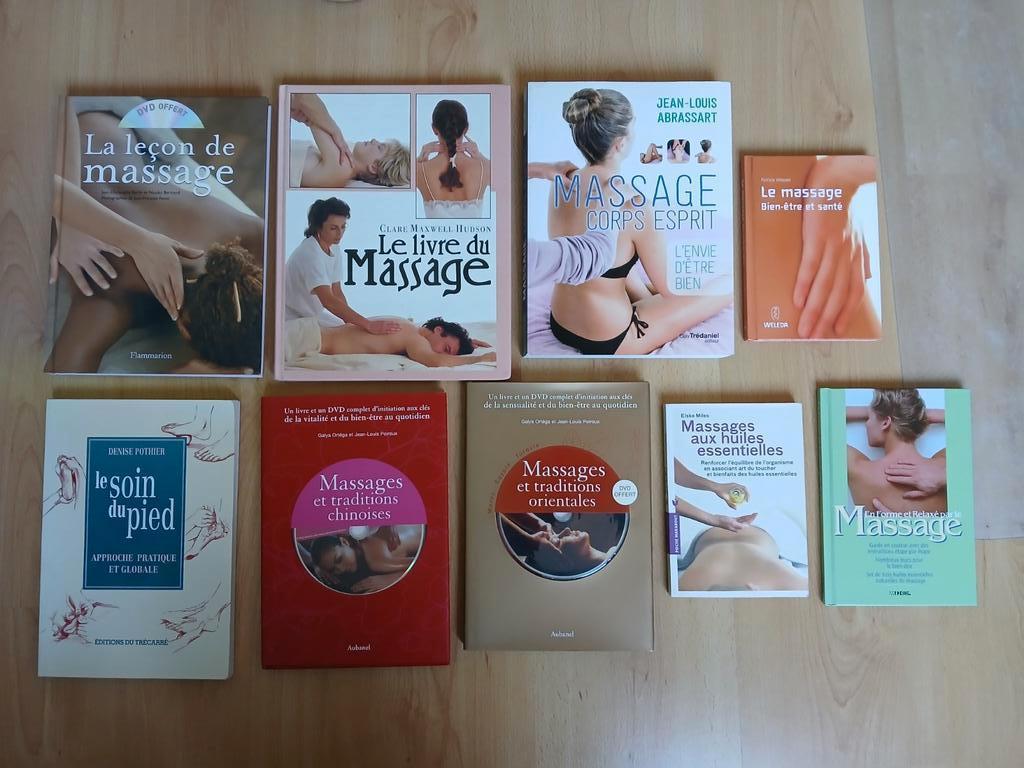 Lot livres de massage (vente à la pièce possible), Enlèvement ou Envoi, Comme neuf, Autres sujets/thèmes