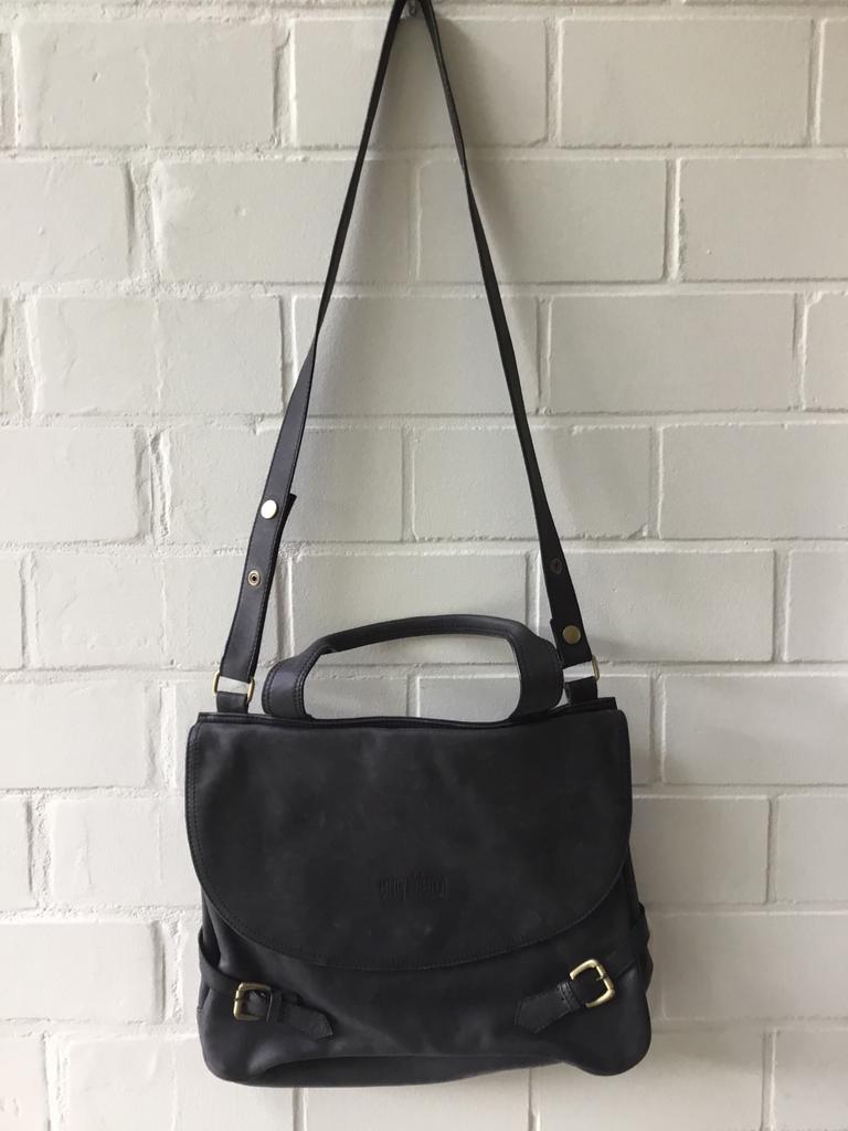 Sac bandoulière vintage EMMY WIELEMAN, Autres marques, Cuir, Enlèvement ou Envoi, Brun