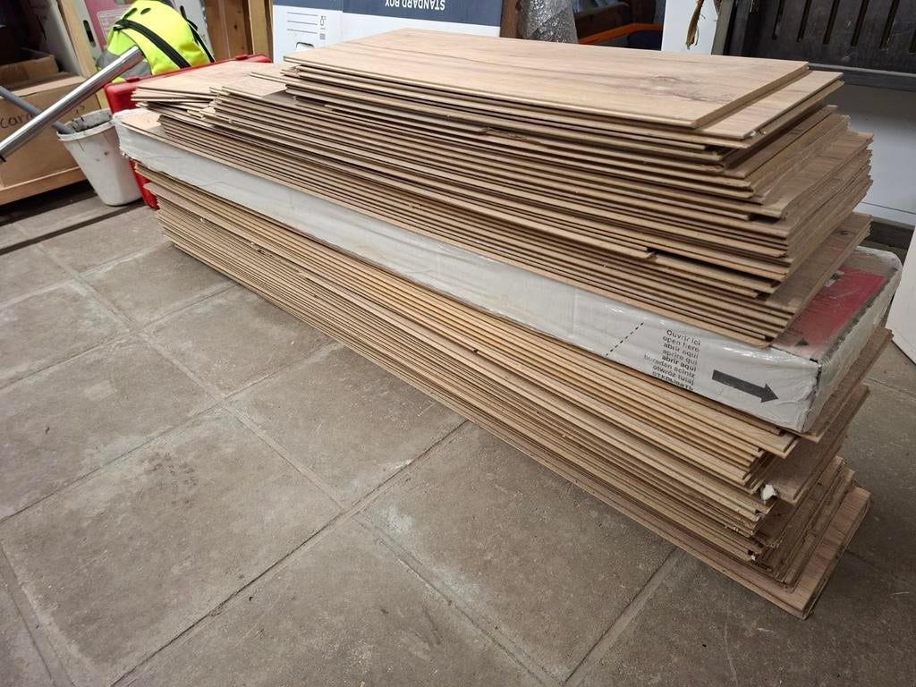 Revêtement de sol stratifié Prisma 732 10+ m² comme neuf, Parquet, Beige, 10 à 25 m², Comme neuf