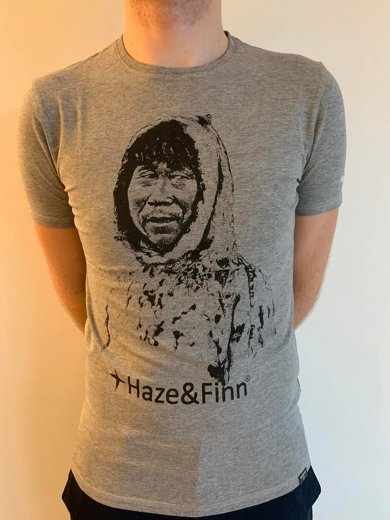 T-shirt gris avec imprimé Haze & Finn taille M, Gris, Enlèvement ou Envoi, Haze&Finn, Comme neuf
