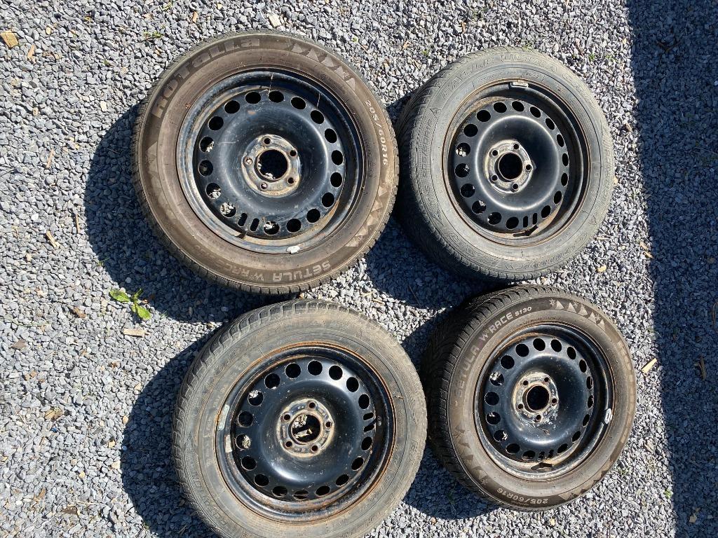 4 Jantes/pneus 6 1/2J x 16 H2 ET41, Autos : Pièces & Accessoires, Enlèvement, Pneu(s)