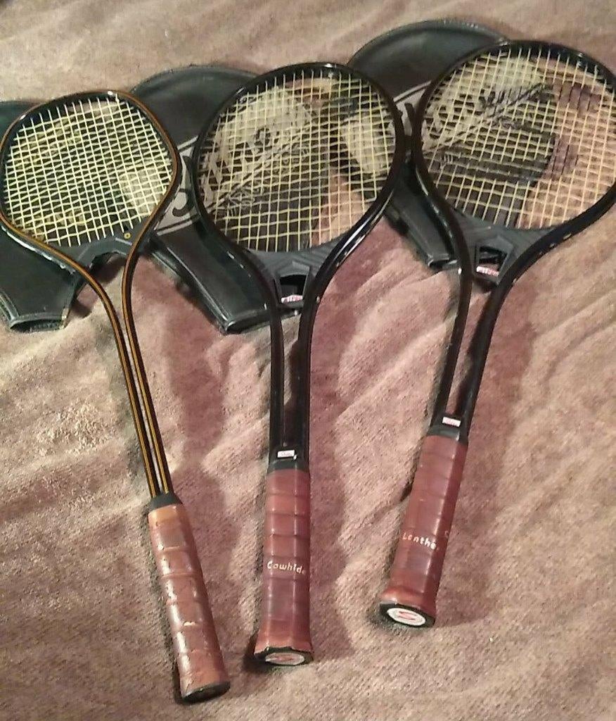 squash racket diverse, Sports & Fitness, Squash, Raquette, Avec housse, Enlèvement ou Envoi