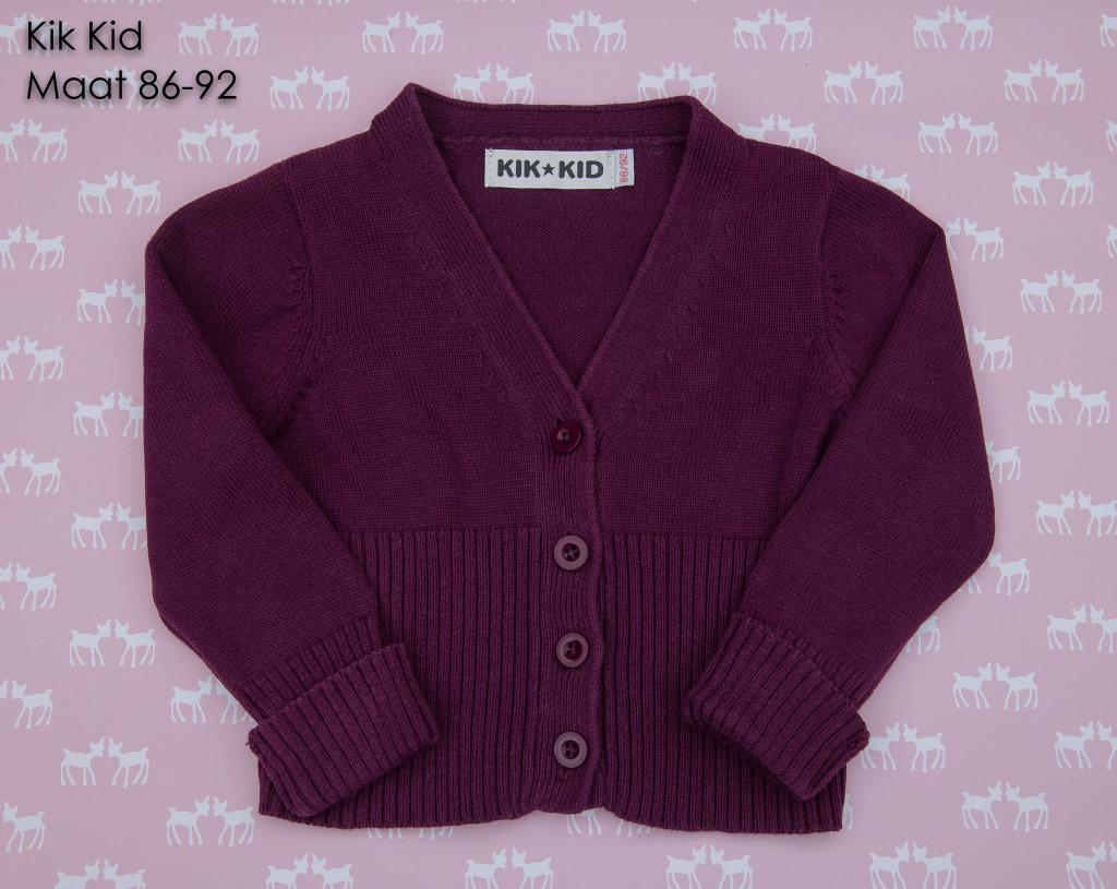 Cardigan Kik Kid – paars - Maat 86-92, Enfants & Bébés, Vêtements enfant | Taille 92, Utilisé, Fille, Pull ou Veste, Enlèvement ou Envoi