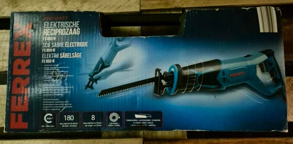 Scie sabre électrique Ferrex, état comme neuf, Bricolage & Construction, Enlèvement, Scie sabre