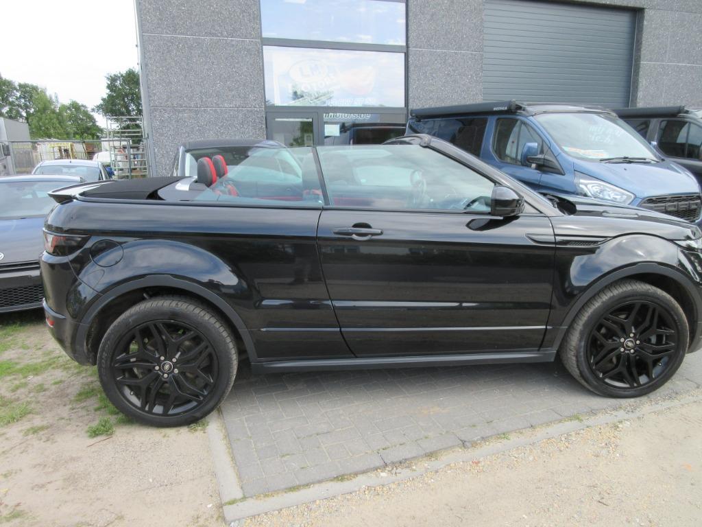 Range Rover Evoque 2.0d Cabriolet 2016  87000km Full option, Auto's, Land Rover, Automaat, 4 zetels, Euro 6, Zwart