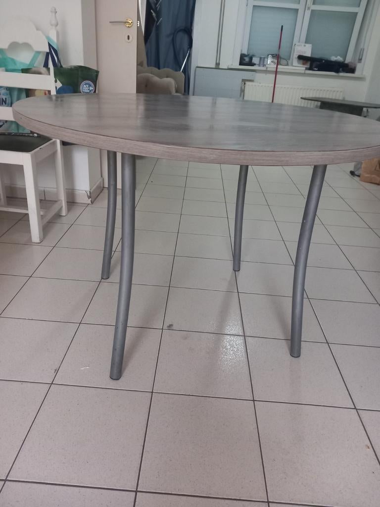Te koop chester zetel eet tafel en kleine tafel natuursteen, Tuin en Terras, Ophalen