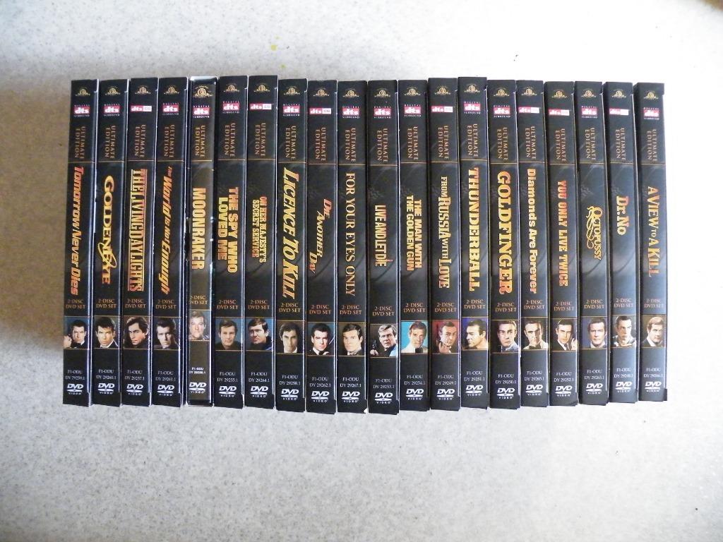 James Bond 007 collection Ultimate DVD, Action, Coffret, Comme neuf, Enlèvement