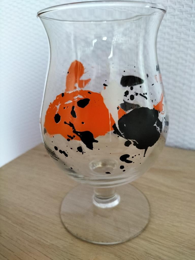 Duvelglas. Arne Quinze, Verzamelen, Ophalen of Verzenden, Zo goed als nieuw, Glas of Glazen, Duvel