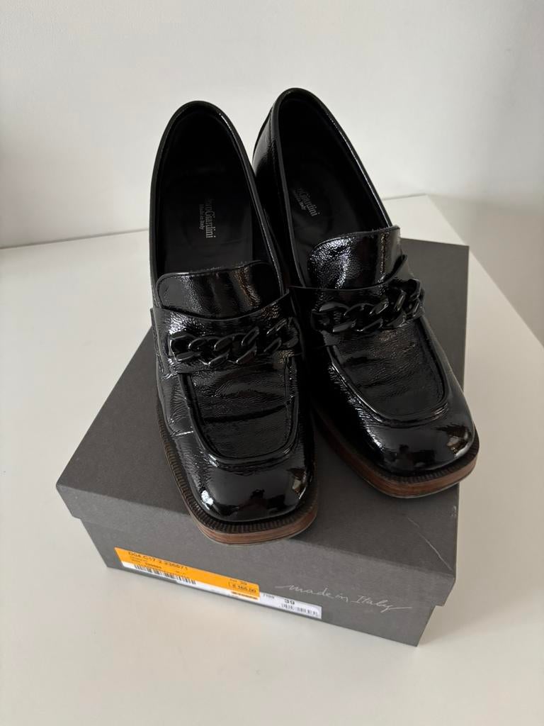 Mocassins à talons noirs Nero Giardini, Nero giardini, Enlèvement ou Envoi, Espadrilles et Mocassins, Comme neuf