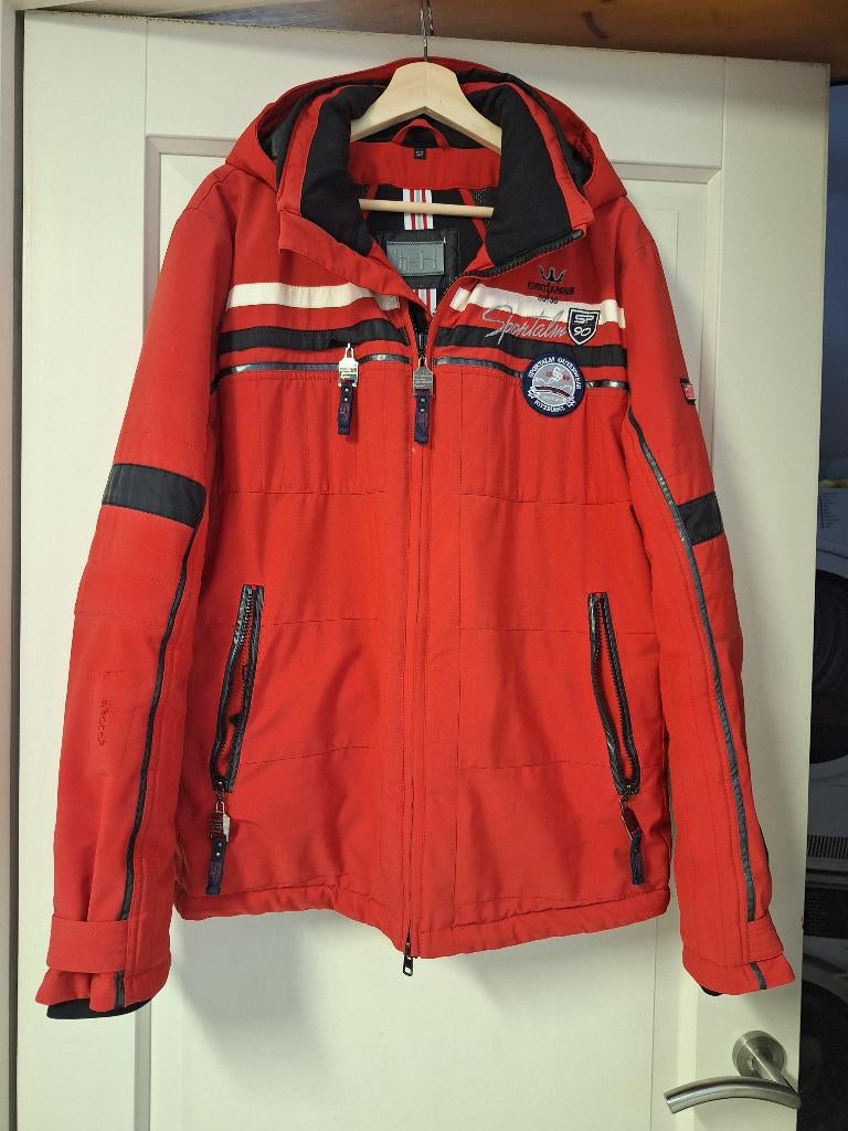 winter jas, Enlèvement ou Envoi, Comme neuf, Taille 52/54 (L), Rouge