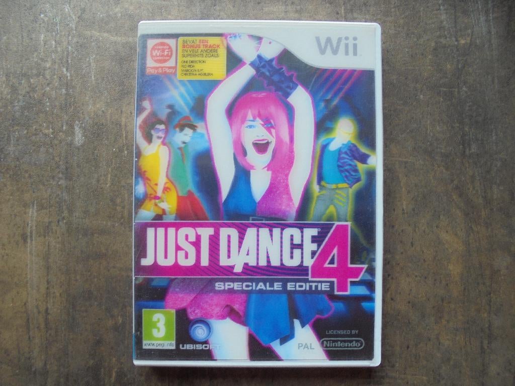 Just Dance 4 Special Edition voor Wii (zie foto's) II, Games en Spelcomputers, Games | Nintendo Wii, Muziek, Gebruikt, Ophalen of Verzenden