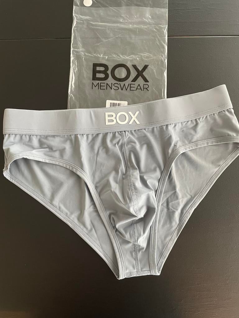 Box Nylon Glide Briefs maat M, Verzenden, Grijs, Box, Slip