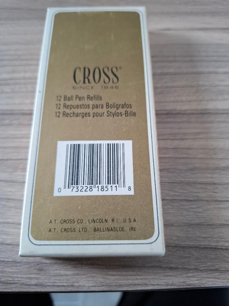 Blauwe vullingen Cross voor stylo, Enlèvement ou Envoi, Neuf