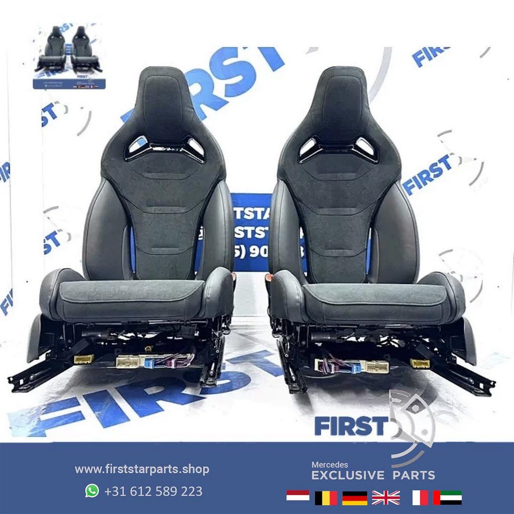 W206 S206 C63 AMG Recaro KUIP STOELEN SET C63s E PERFORMANCE, Utilisé, -, -, Enlèvement ou Envoi