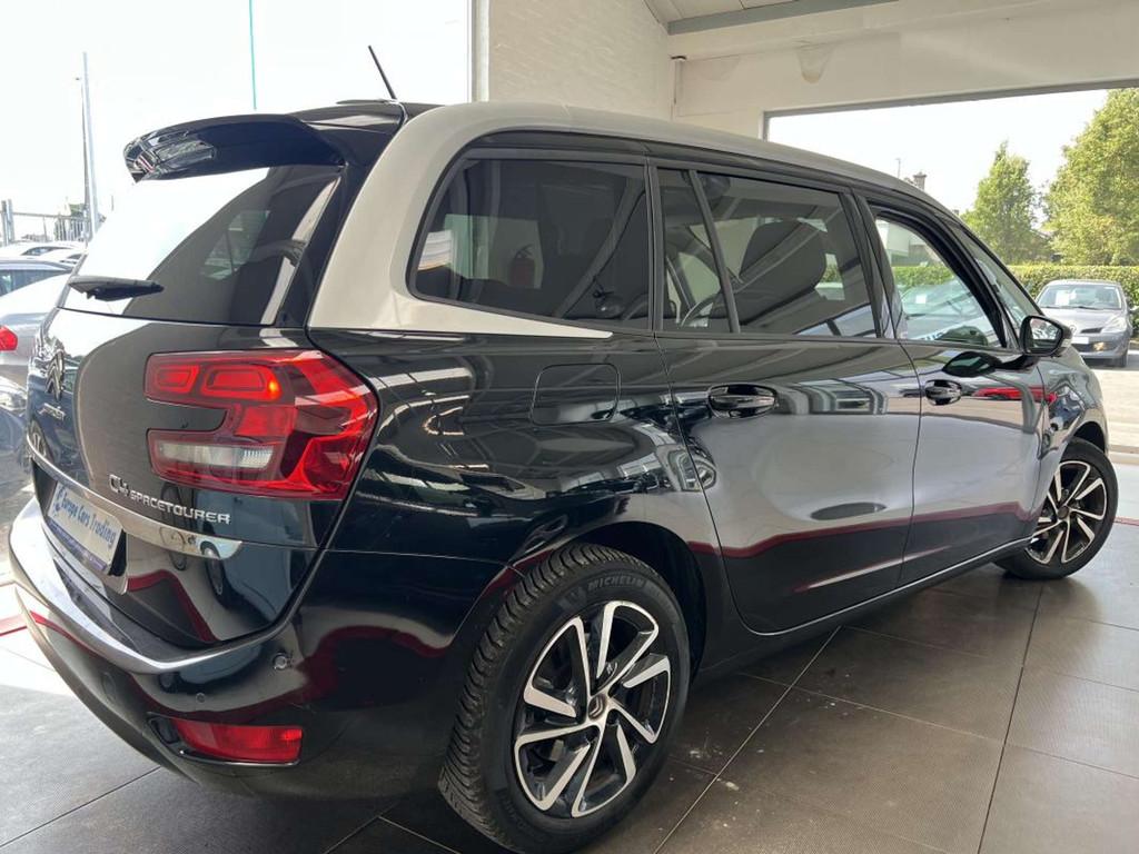 Citroën C4 Spacetourer 1.5 BLUEHDI 130CH 1ÈRE MAIN BOITE A, Automaat, Gebruikt, Zwart, Parkeersensor