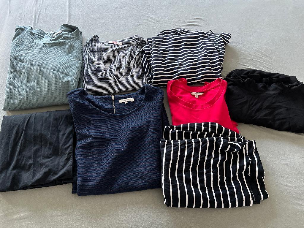 assortiment zwangerschapsjurken en rok (9 stuks), Overige kleuren, Jurk, Ophalen of Verzenden, Gedragen