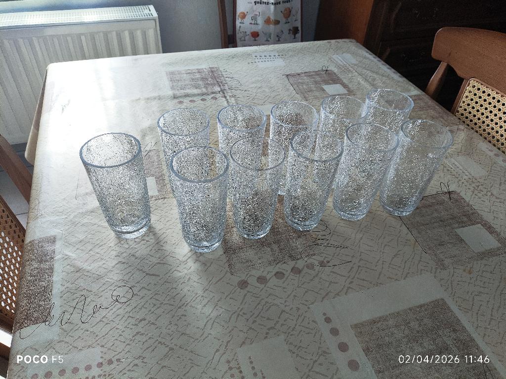 ancien verre a whisky avec pot a glace, Verzamelen, Glas en Drinkglazen, Ophalen, Zo goed als nieuw, Overige typen