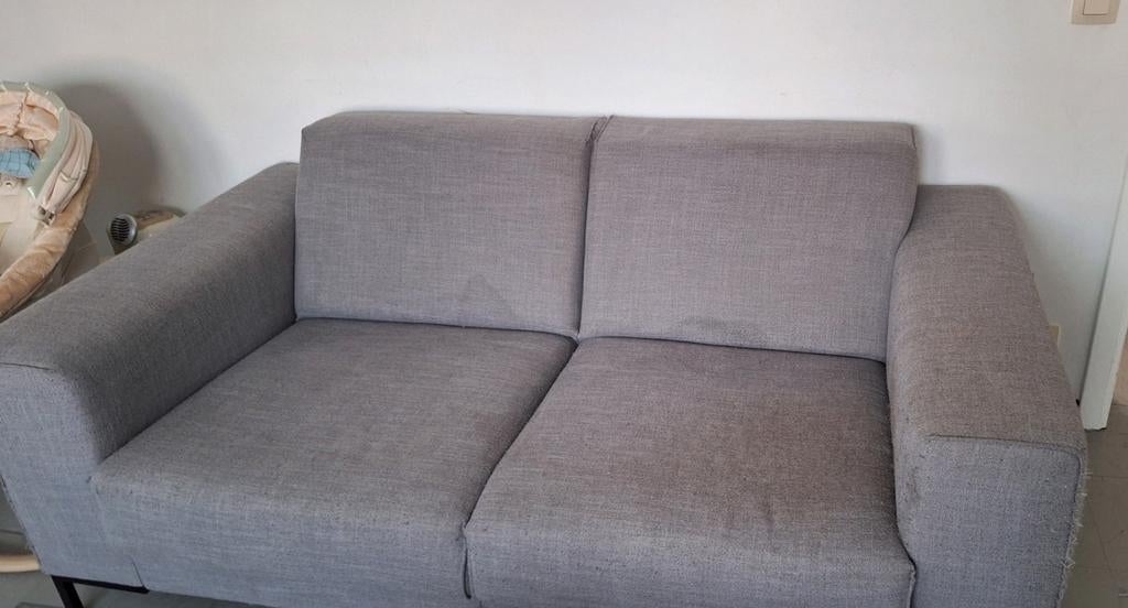 Canapé 2 personnes gris anthracite ., Enlèvement