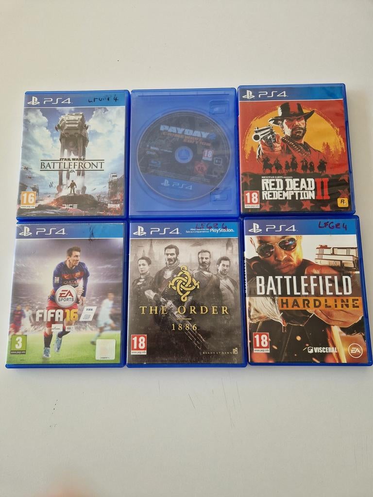 Jeux Playstation 4, Consoles de jeu & Jeux vidéo, Enlèvement ou Envoi