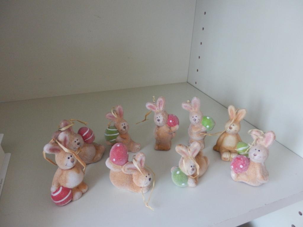 vrolijke ophangbare paashaasjes, Diversen, Pasen, Ophalen, Nieuw