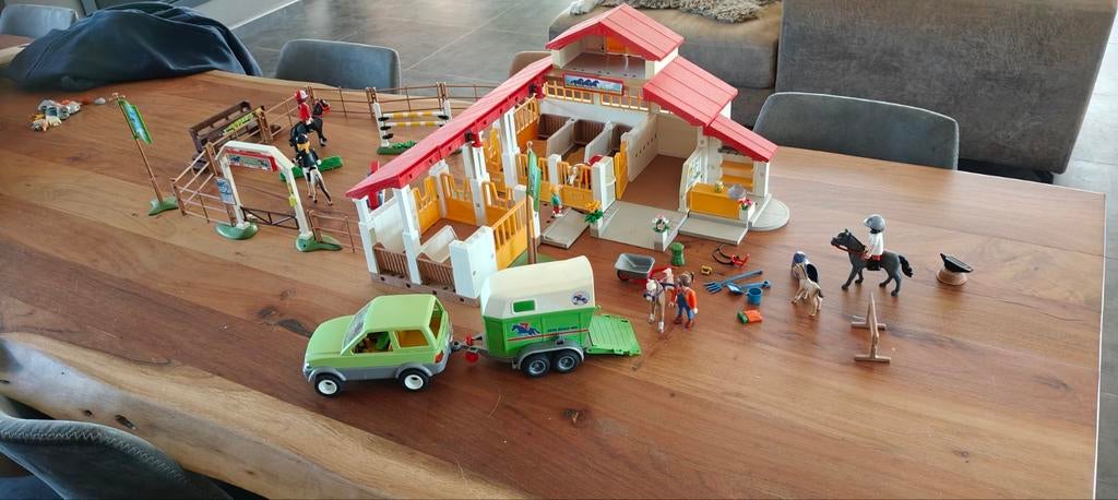 Playmobil manege met uitbreidingen, Kinderen en Baby's, Speelgoed | Playmobil, Verzenden