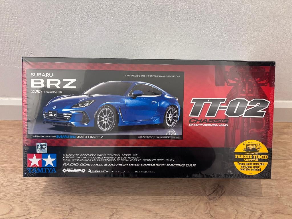 Tamiya TT-02 Subaru BRZ RC #58702 1/10, Hobby en Vrije tijd, Modelbouw | Radiografisch | Auto's, Elektro, Ophalen of Verzenden