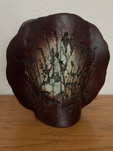 Design vaas, Huis en Inrichting, Woonaccessoires | Vazen, Ophalen of Verzenden, Zo goed als nieuw, Overige kleuren, Minder dan 50 cm