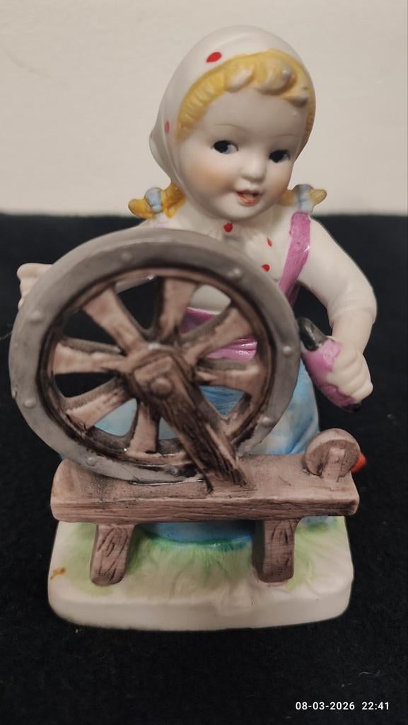 Figurine vintage en biscuit, Enlèvement ou Envoi, Comme neuf, Humain