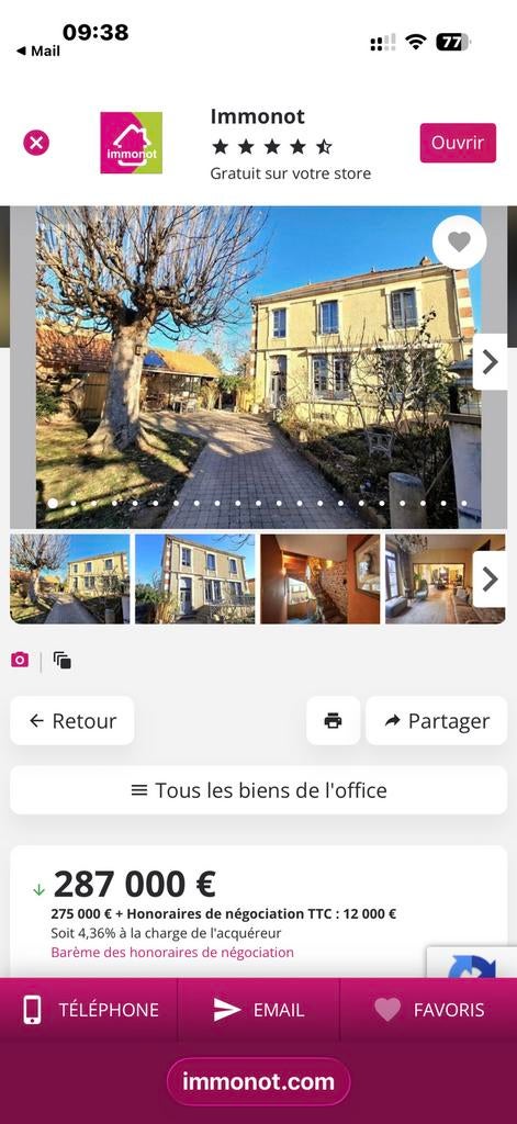 Gerestaureerd schooltje in Frankrijk, Immo, 200 tot 500 m², 5 kamers, Vrijstaande woning, 182 m²