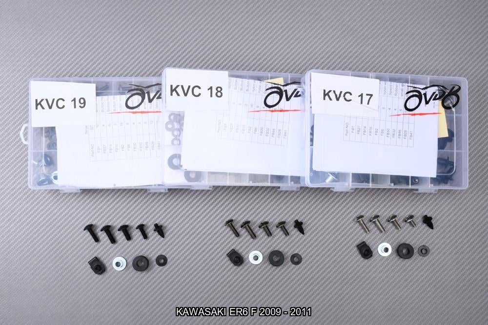 Kuip bouten set voor KAWASAKI ER6 F 2009 - 2011, Motoren, Ophalen of Verzenden, Nieuw