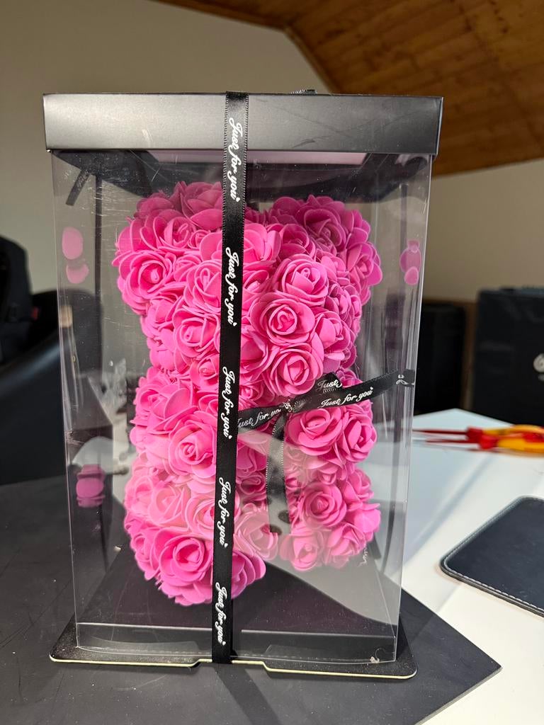 Roze Rozen Beer, Verzamelen, Beren en Cherished Teddies, Ophalen, Nieuw