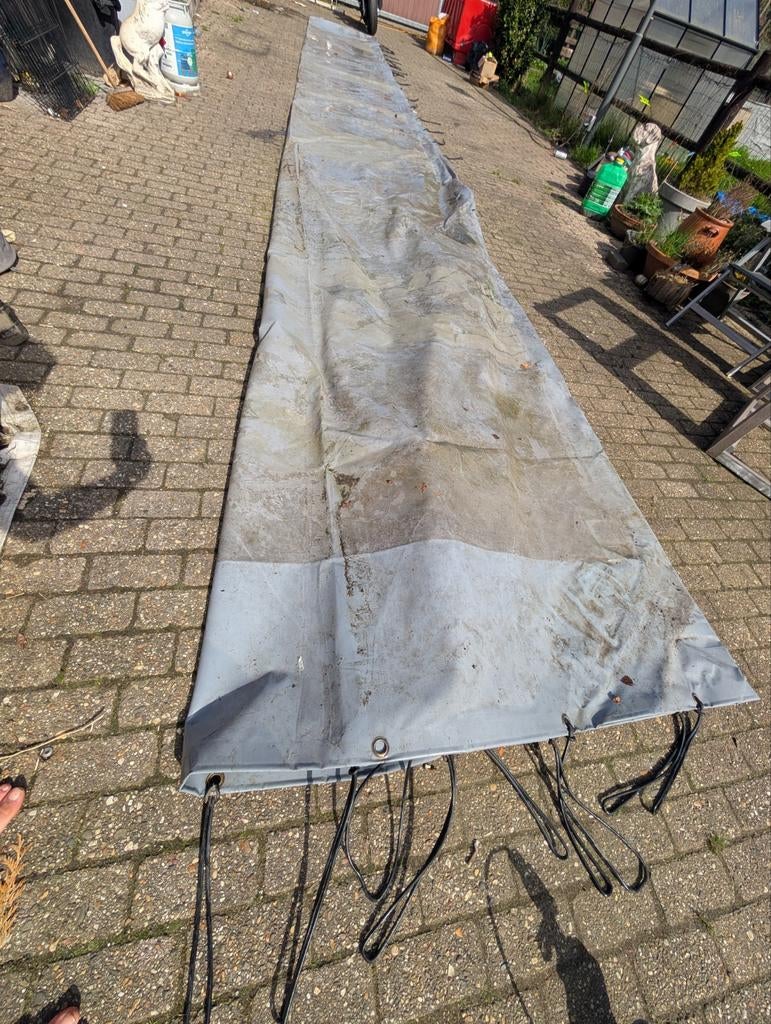 Groot PVC vrachtwagenzeil 13x5,5m, Doe-het-zelf en Bouw, Zeil en Folie, Ophalen of Verzenden, Zeil