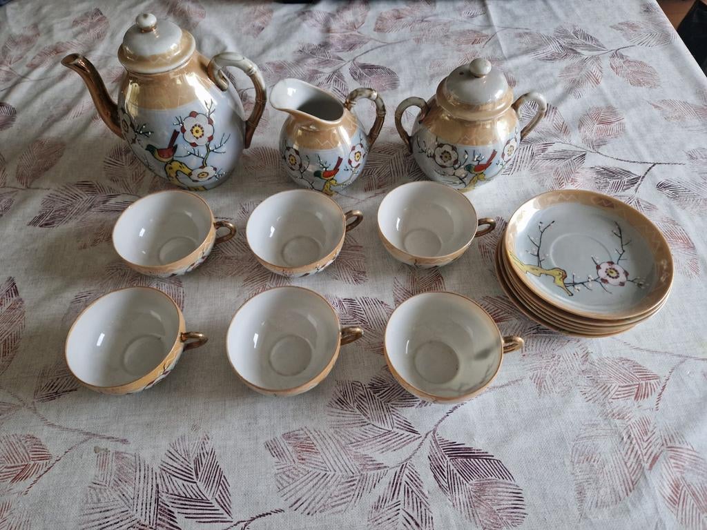 Vintage Japanse Koffieservies te koop., Ophalen