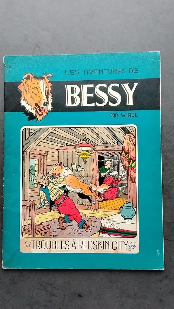 Bessy Troubles à Redskin City uit 1958 Franstalig, Boeken, Stripverhalen, Ophalen of Verzenden, Gelezen, Wirel