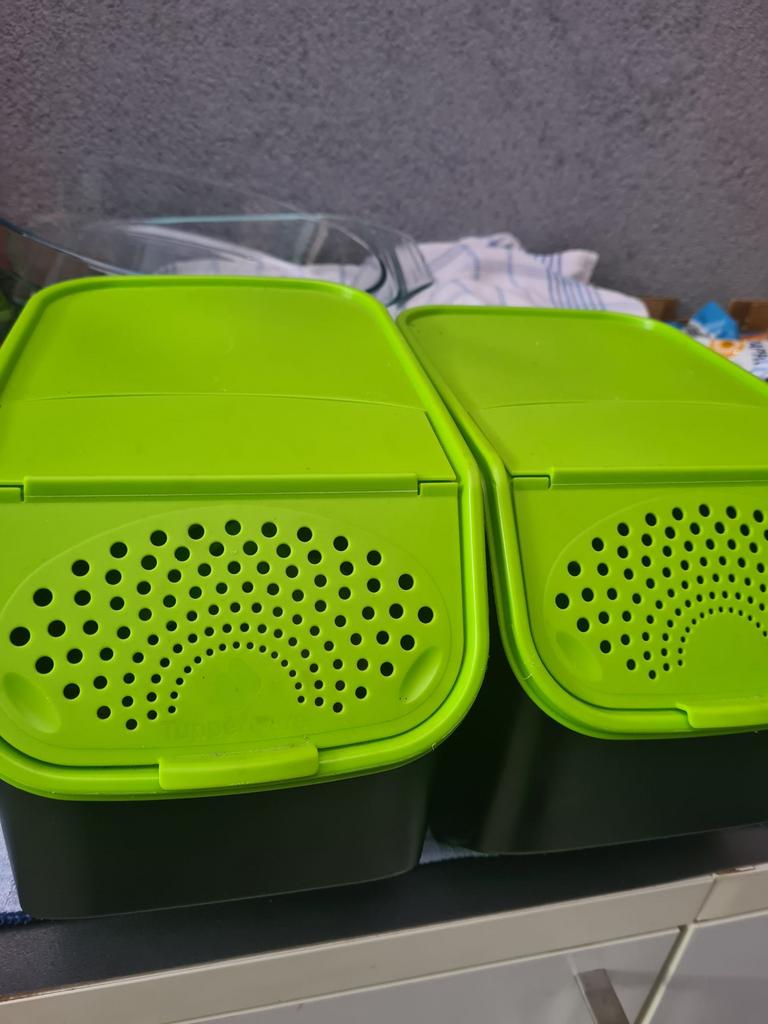 Aardappel en ajuin bakken, Ophalen, Zo goed als nieuw, Groen, Bak of Kom