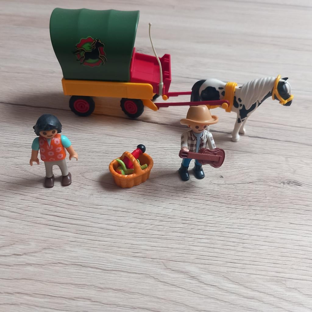 Chariot enfants Playmobil, Enlèvement ou Envoi, Utilisé, Ensemble complet