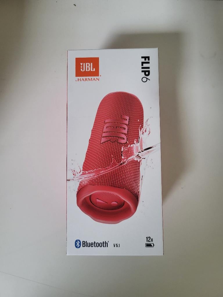JBL Bluetooth speaker Flip 6 rood, Verzenden, Nieuw, Overige typen, JBL