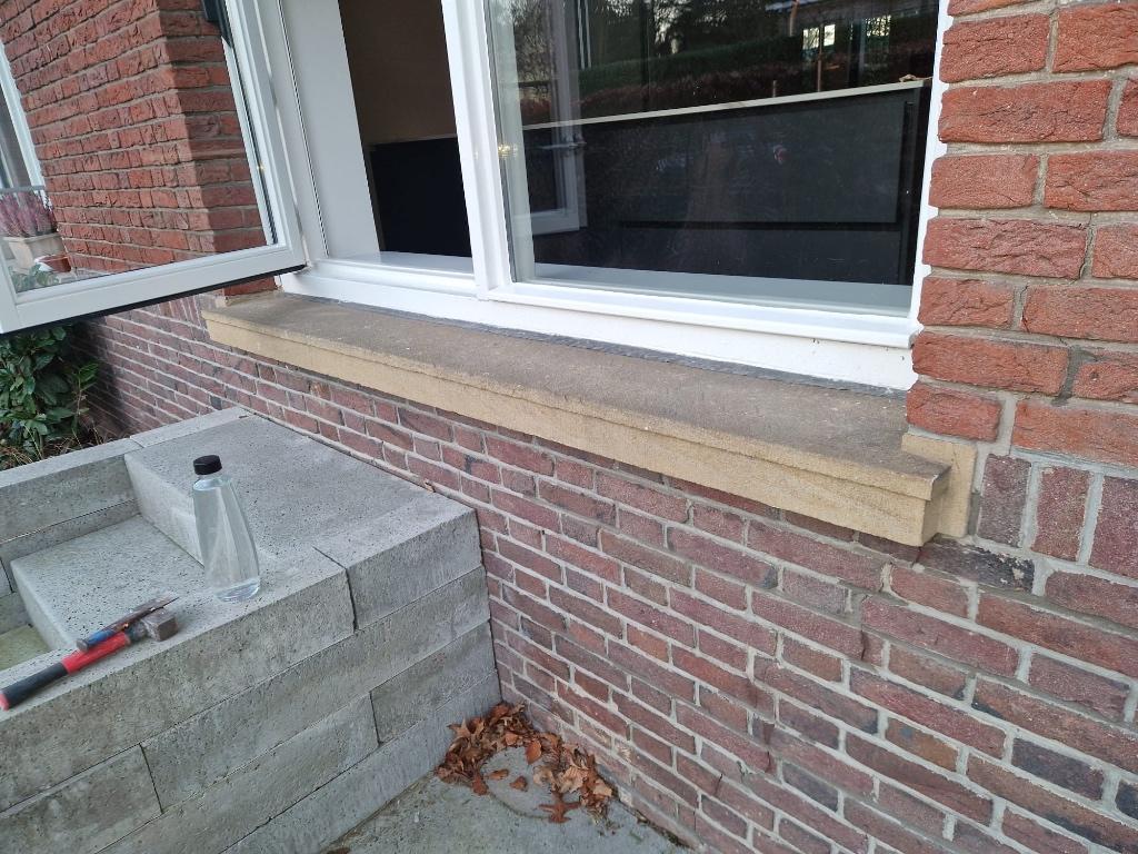 Raamdorpel Franse witte steen, Ophalen, Gebruikt